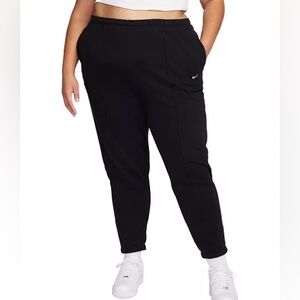 Nike Sportswear Chill Terry Sweatpants High Waist Black 3X Plus NWT
